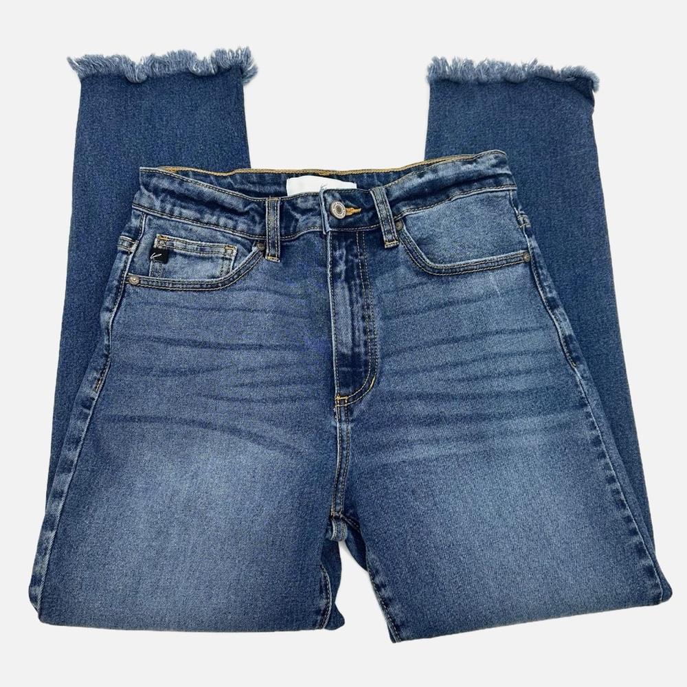 KanCan Estilo Blue Ankle Cropped Skinny Jeans Indigo Wash 5/26